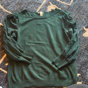 Adrianna Papell Forest Green Top